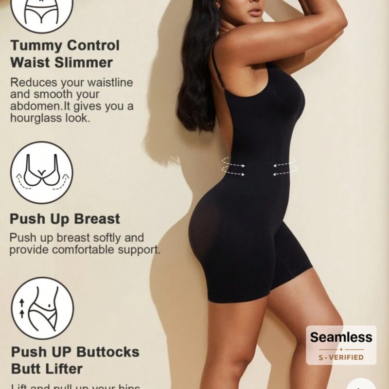 Backless bodysuite shaper