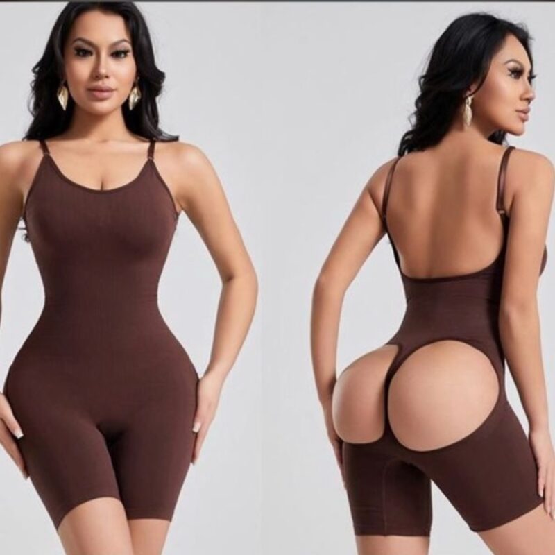 Full bodysuite butt lifter shorts